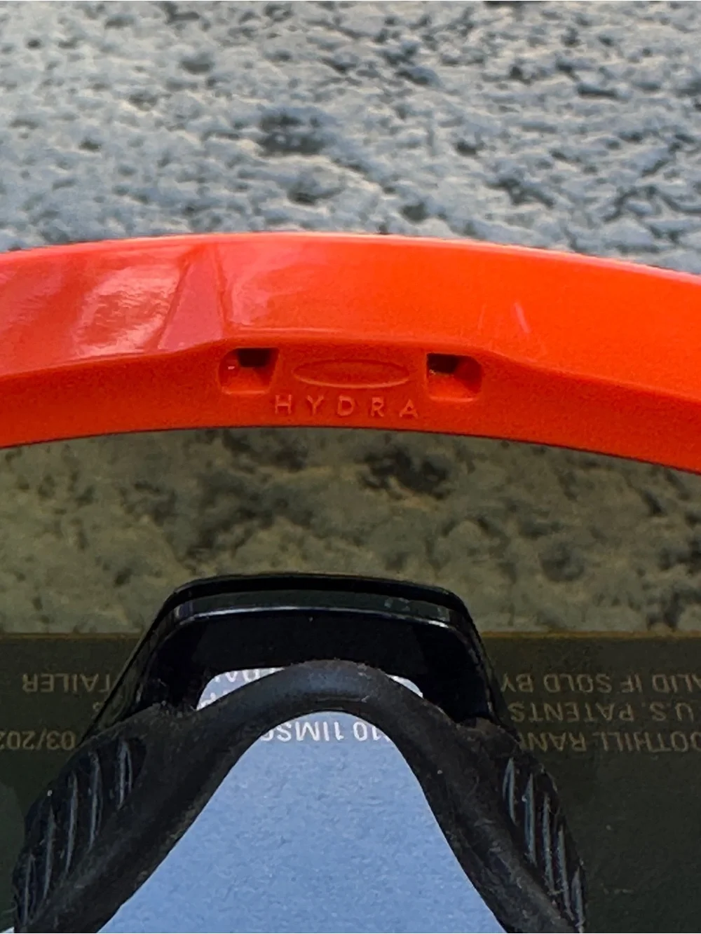 Oakley Hydra Neon Orange Frame Prizm Sapphire Lenses New Authentic OO9229 06-37